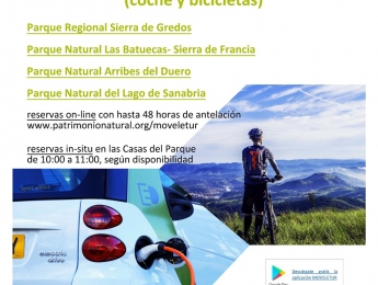 Servicio de prestamo gratuito de vehículos eléctricos (coche y bicicletas) 